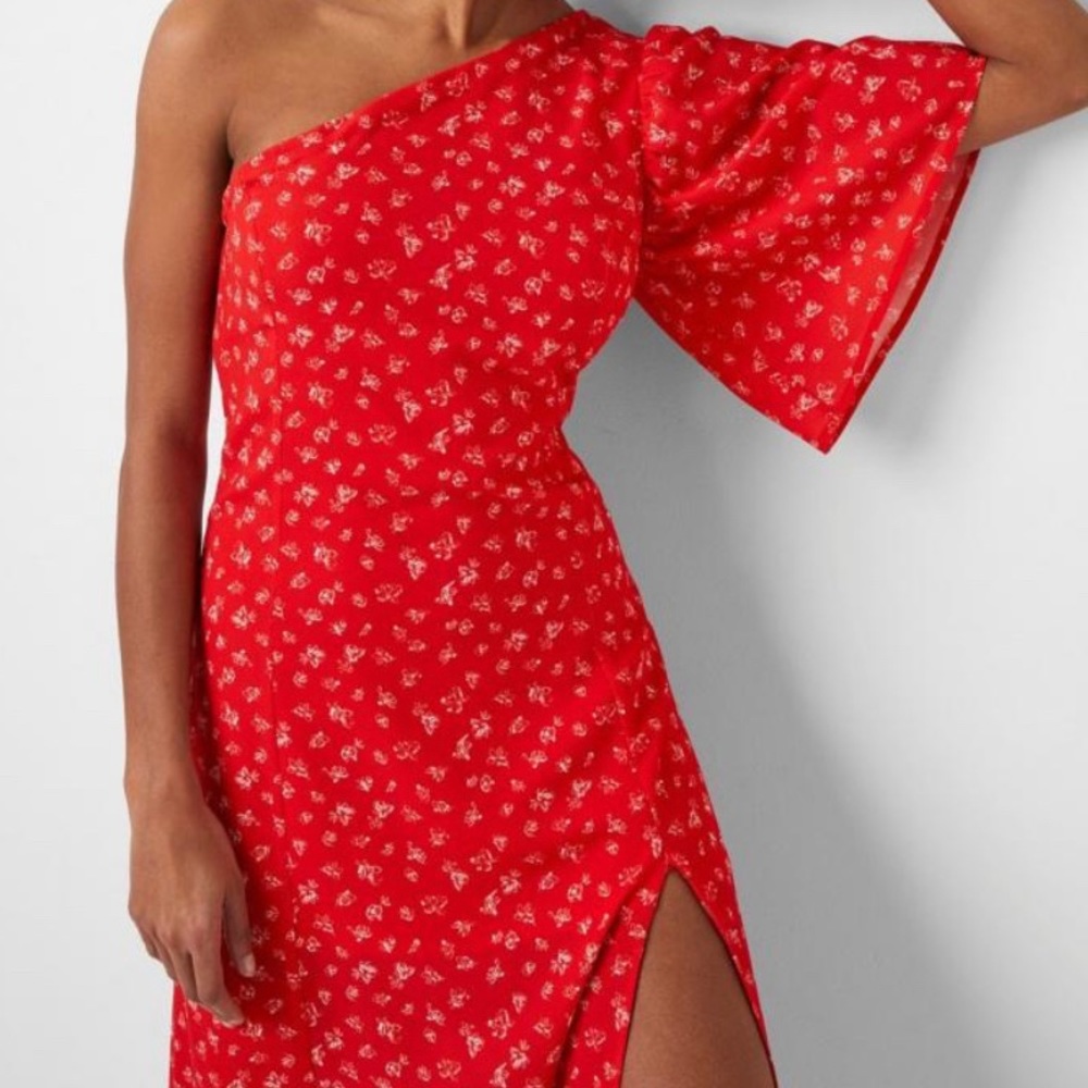 French Connection red maxi dress size 10